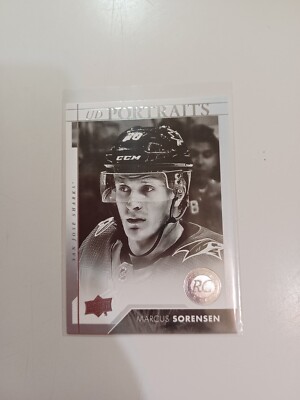2017-18 Upper Deck Marcus Sorensen UD Portraits Rookie San Jose Sharks #P-77