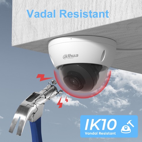 Dahua 4K 8MP Mic Starlight IP Camera Dome IPC-HDBW2841E-S - Picture 10 of 14