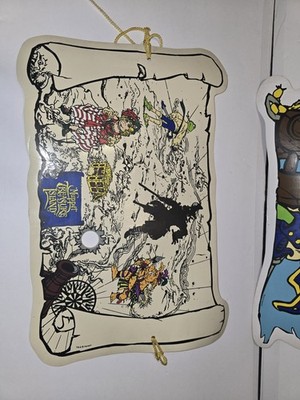 Muppets Treasure Island 1996 Laminated 2 Placemats Activity Dinner Mats VTG