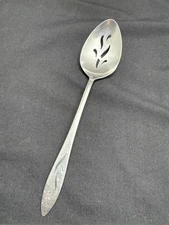 OneidaCraft Deluxe Ember Glow Stainless Steel Pierced Tablespoon Slotted Serving