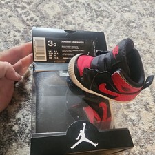 Jordan 1 Crib Bootie Bred I Size 3c