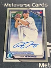 2024 Bowman Draft Chrome Trey Yesavage 1st Bowman Auto Blue Jays