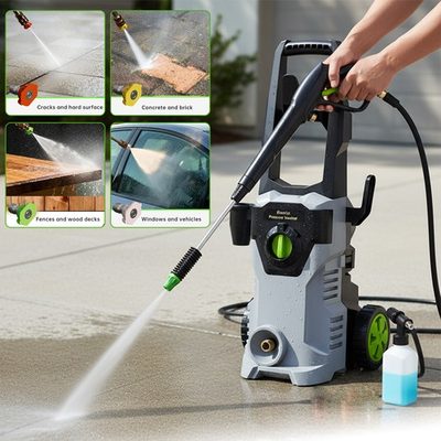 #ad 5000PSI Electric Pressure Washer Max 3.0GPM Portable Power Washer 4 Quick Nozzle $119.99