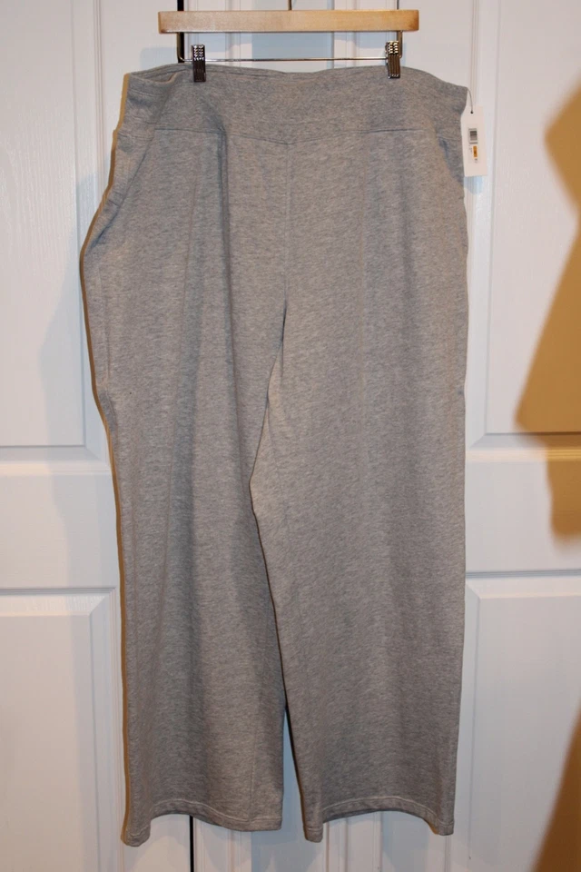 Calvin Klein Womens Wide Leg Fleece Knit Casual Lounge Pants Sweatpants size 3X - Image 2 of 3