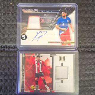 16x Football Card Job Lot Auto Patchs Numbers Case Hits And Autos
