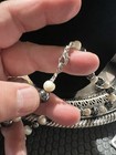 18”long Pearl And Hemaite Necklece — photo 3
