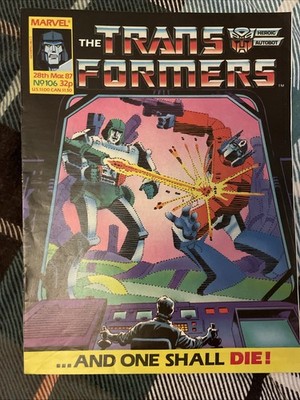 Transformers By Marvel Comics Uk Issue Number 106 March 87 With Inhumanoids