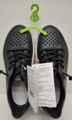 Crocs Women's InMotion Pacer Shoe Black Women Size 6 Low Top Sneaker