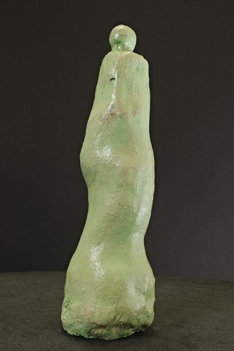 Sculpture ceramic plastic-Art Figure G unique Prof. em. Andreas Loeschner-Gornau - Picture 12 of 13