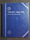 MERCURY HEAD DIMES COLLECTION 1916-1945 BOOK - 14 COINS