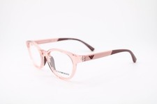 NEW EMPORIO ARMANI KIDS EK 3205 5544 CLEAR PINK AUTHENTIC EYEGLASSES 44-18