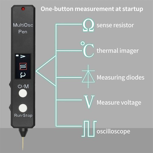 5 in 1 Handheld Oscilloscope+Multimeter +Thermal Imager Multifunctional Tester - Afbeelding 7 van 13