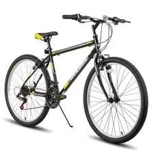 Hiland 24 26 Inch Mountain Bike for Men Women, 21 Speeds High-Carbon Steel Frame