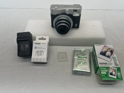 Fujifilm Instax Mini 90 Neo Instant Film Camera w/ 2 Battery's & Charger, Film - Image 1 of 4