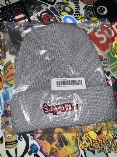 Bonnet gris logo Supreme Gonz neuf scellé SS21BN26