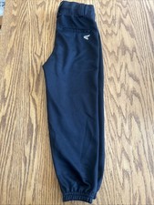 Easton Youth Baseball Pants Black Size YM 17" Inseam 