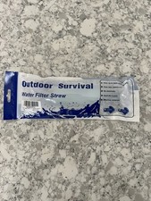Outdoor Survival Portable Water Filter Straw. Brand New in Sealed Package