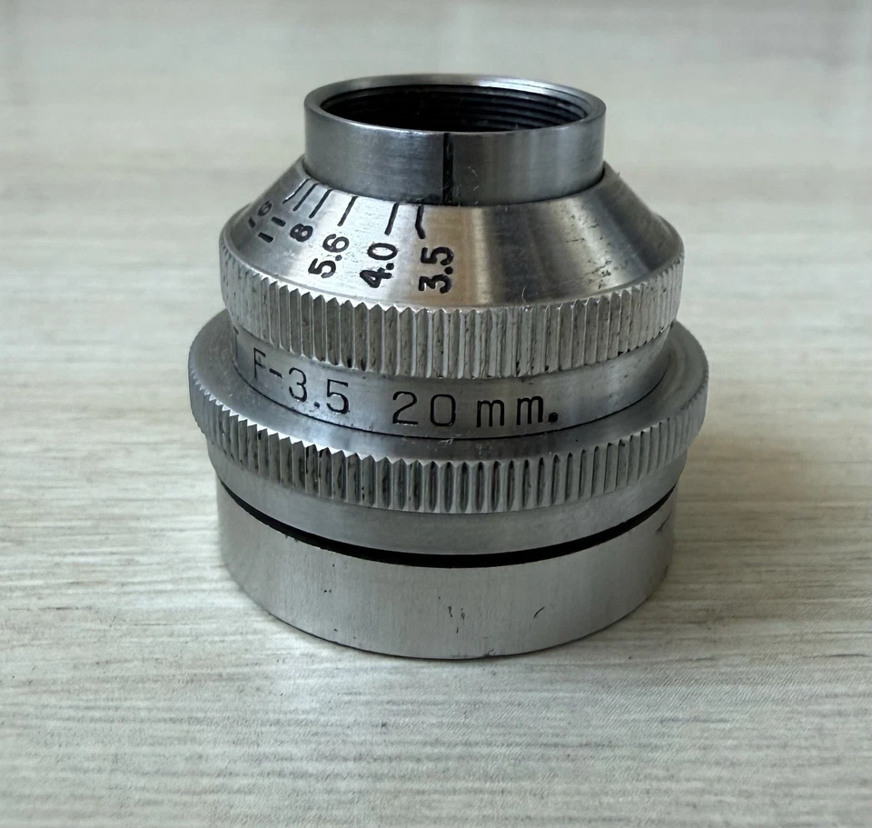 Kodak Anastigmat f/3.5 20mm C Mount w/Rear Cap + B&H P 2x Natural Glass Filter - Image 2 of 4