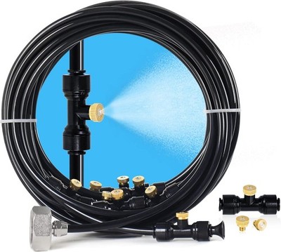 Misters for Outside Patio, 26FT (8M) Patio Misting System, Outdoor Misters fo...