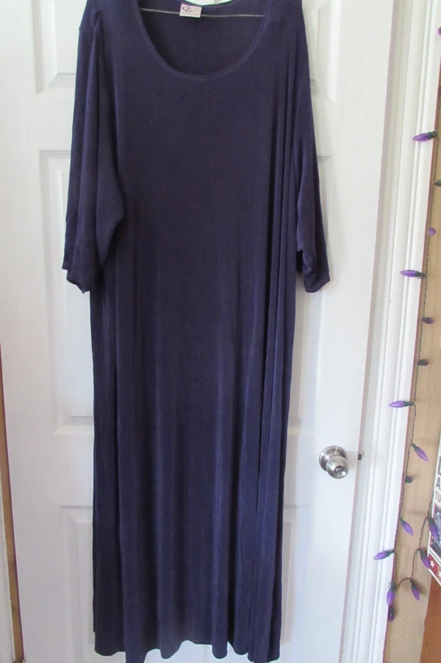 SANCTUARIE purple size 5X slinky long dress - Изображение 2 из 4