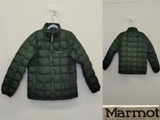 Marmot Down Jacket Kid's Large Green Quilted Full Zip J5040