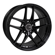 4 New 19x9.5 Enkei Ty5 Wheelrim Gloss Black 5x114.3 Et35 19-9.5 5-114.3 Each