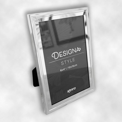 Kenro Designa Stil | Versilberte Rahmen | 6x4'' bis 10x8'' | Wohndeko Geschenk