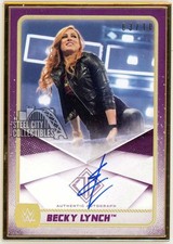 Becky Lynch 2020 Topps Transcendent WWE Purple Autograph Card #A-BL 3/10