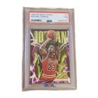 SkyBox 1996 Z-Force Michael Jordan #11 Chicago Bulls PSA 7 Graded Card