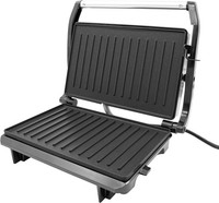 Quest Compact Twin Panini Press and Health Grill Non-stick Plates Non-slip Feet