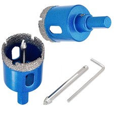 20-50mm Diamond Hole Saw Drill Bit Center Drill Head for Glass Ceramic Granite