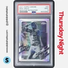 2021 TOPPS CHROME #27 MIKE TROUT NEGATIVE REFRACTOR PSA 9