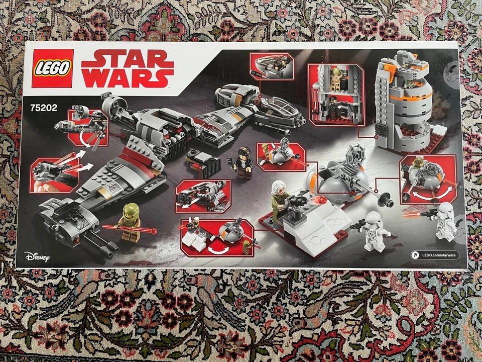 LEGO Star Wars 75202 Defense of Crait First Order Resistance Jedi Neu OVP EOL - Bild 2 von 2
