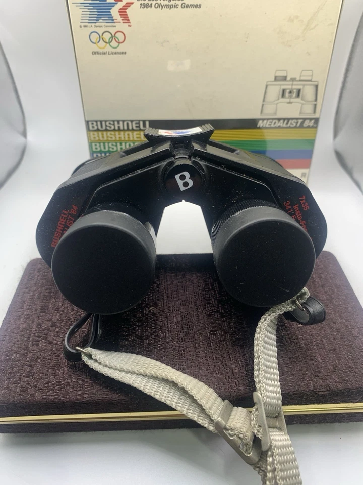Binoculares Bushnell Medalist 84 Juegos Olímpicos de Los Ángeles 1984 con caja licenciatario oficial Foto 4 de 4