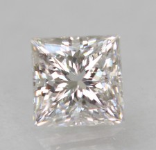 0.22 Carat F Color SI2 Princess Natural EARTH MINED Loose Diamond 3.40X3.33mm