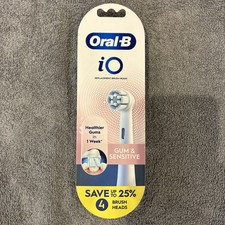Oral B iO Gum  Sensitive Replacement Brush Heads 4 Count  Brand New  Sealed