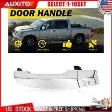 Front Left Driver Chrome Exterior Door Handle For Nissan Titan 04-15 17-18 1-10x