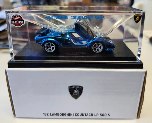 Hot Wheels Red Line Club '82 Lamborghini Countach LP500 S In Blue