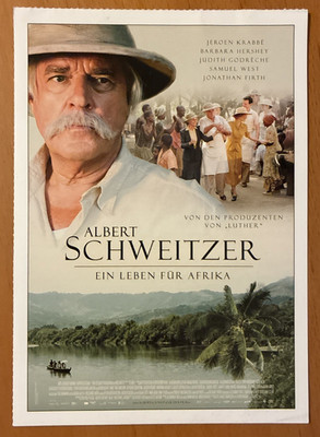 Albert Schweitzer - Ein Leben für Afrika - Filmkarte Filmplakatkarte Cinema