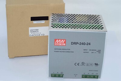 NEW MEANWELL DRP-240-24 Power Supply 24V 10A
