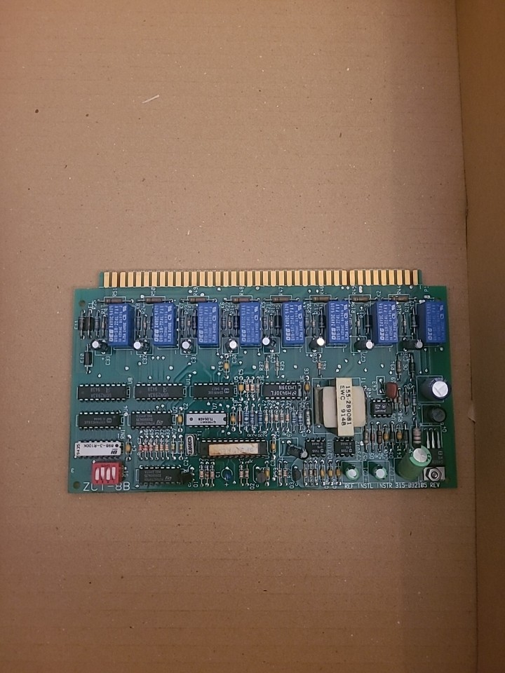 Cerberus Pyrotronics Siemens ZCT-8B Fire Alarm 8 Zone Class B Control ...