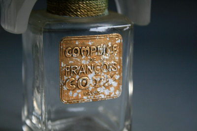 Bouteille De Parfum Coty Complice De François En Verre Décoratif - Style Art Déco - Occasion