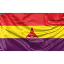 International Brigade Flag Unique Design, 3x5 Ft / 90x150 cm, EU Made