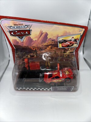 Disney Pixar Cars Lightning McQueen Pit Race Off Diecast 1:55 Kombiposten