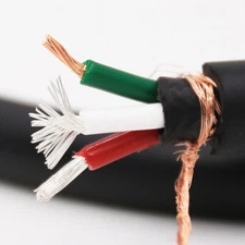 Preffair HiFi Audio Power Wire Silver Plated Power Cable Supply Mains NEW