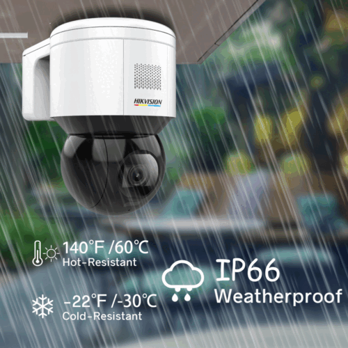 HIKVISION DS-2DE3A400BW-DE(T5) 3-inch 4MP ColorVu Mini PT Dome Security Camera - Picture 8 of 9
