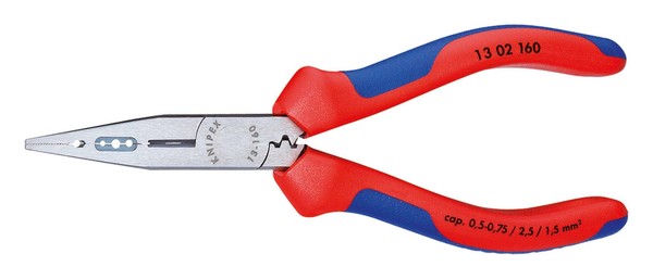 Knipex Verdrahtungszange Poliert 2-Komponenten-HüLle - 13 02 160-image