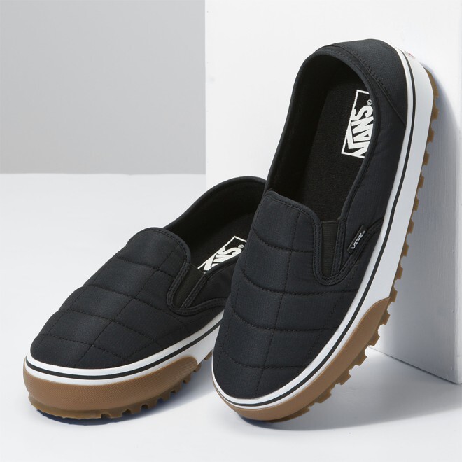 New Vans Snow Lodge Slipper Shoes - Quilted Black (VN0A5JI2BLK)