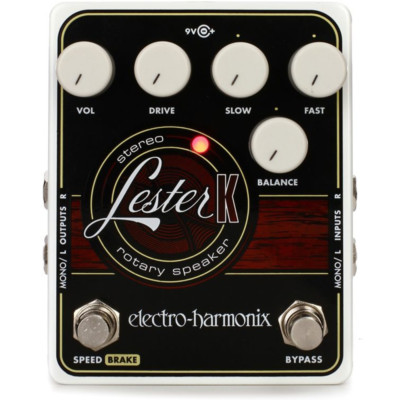 Electro-Harmonix Lester K - Stereo Rotary Speaker Emulator Effect Pedal - New
