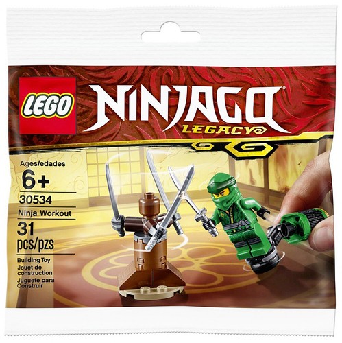 NEU Ninja Workout LEGO Ninjago Bauset Polybeutel 30534 ZURÜCKGENOMMEN